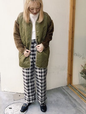 「YEAR FEW OF MY FAVORITE THINGS（イヤーフューオブマイフェイバリットシングス）のアイテム」を使った、I am I ONEROOMさん（レディース・160cm）の秋コーディネート