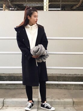 「ストリート服が好き」｜「アイテム（その他アウター）」を使った、yorisa さん（レディース・163cm）の秋コーディネート
