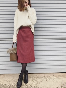 ukapiさん(レディース・158cm)の冬コーディネート