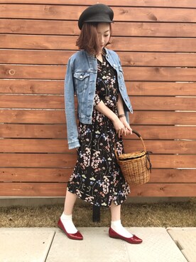 「Acne Studios（アクネストゥディオズ）のアイテム（ジャケット/アウター）」を使った、ukapiさん（レディース・158cm）の春コーディネート