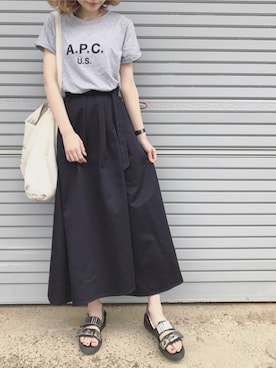 ukapiさん（レディース・158cm）の春コーディネート
