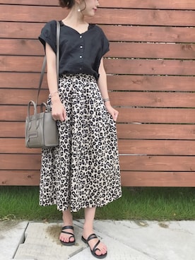 「アイテム（ピアス（両耳用））」を使った、ukapiさん（レディース・158cm・20代）の夏コーディネート