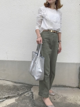 「アイテム（ピアス（両耳用））」を使った、ukapiさん（レディース・158cm・20代）の夏コーディネート