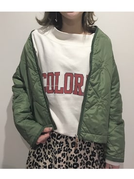 「NOLLEY’S（ノーリーズ）のアイテム（ジャケット/アウター）」を使った、ukapiさん（レディース・158cm）の冬コーディネート