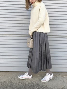 ukapiさん（レディース・158cm）の冬コーディネート