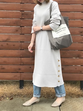 ukapiさん（レディース・158cm）の冬コーディネート