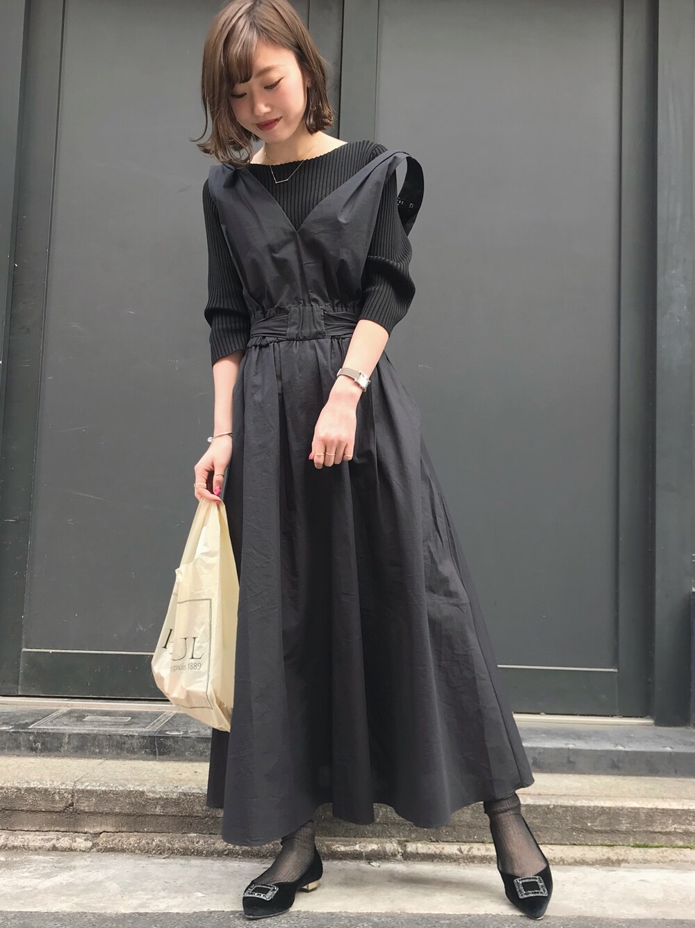 IENA（イエナ）の「4*4リブ ボートネック プルオーバー◇（ニット
