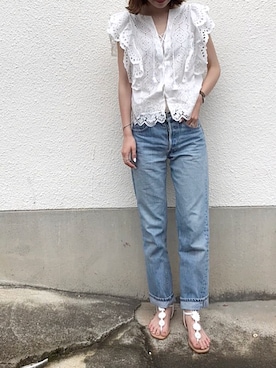 ukapiさん（レディース・158cm）の春コーディネート