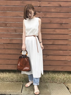 ukapiさん（レディース・158cm）の春コーディネート