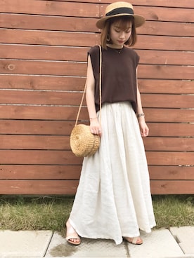 ukapiさん（レディース・158cm）の夏コーディネート