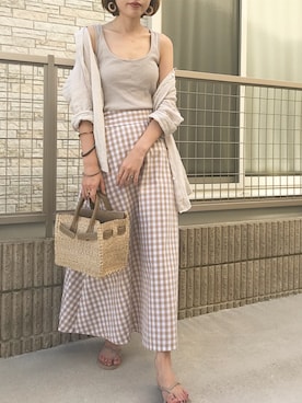 ukapiさん（レディース・158cm）の夏コーディネート