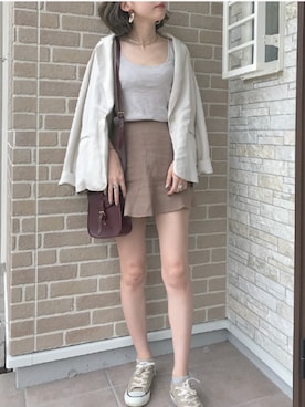 「URBAN RESEARCH Sonny Label（アーバンリサーチサニーレーベル）のアイテム（その他アウター）」を使った、ukapiさん（レディース・158cm）の秋コーディネート