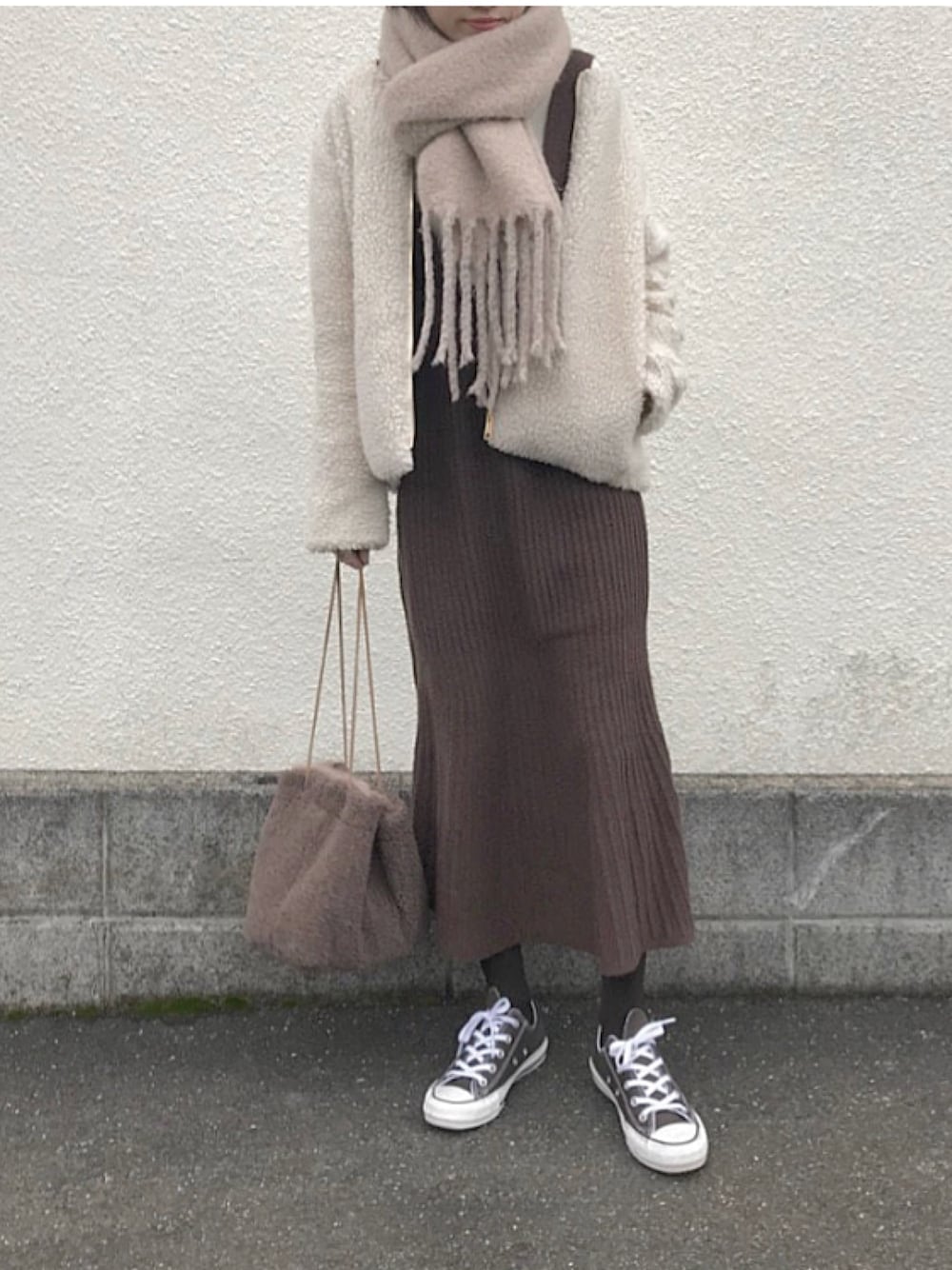 SLOBE IENA（スローブイエナ）の「ボアノーカラーショートブルゾン