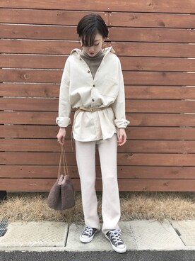 ukapiさん（レディース・158cm）の冬コーディネート