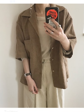 ukapiさん（レディース・158cm）の春コーディネート