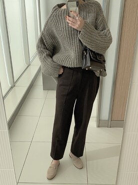 イエナ IENA chere British wool ニット IENA（イエナ）の「chere British wool プルオーバー◇（ニット