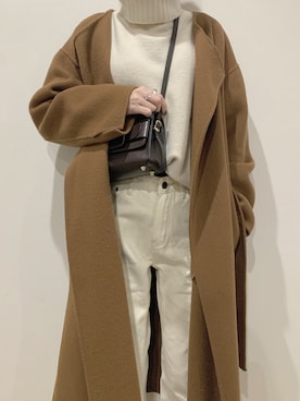 「Spick & Span（スピックアンドスパン）のアイテム（ジャケット/アウター）」を使った、ukapiさん（レディース・158cm）の冬コーディネート