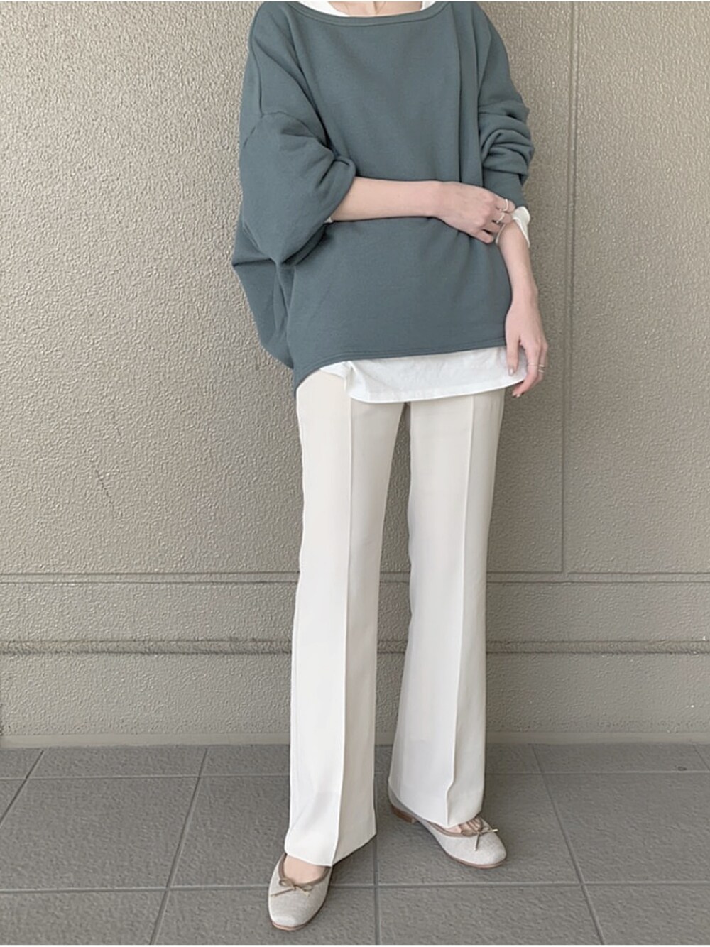 プラージュ 【R’IAM】フェミニン裏毛プルオーバー 美品 plage（プラージュ） 美品 R'IAM PLAGE リアム FEMININE 裏毛プル