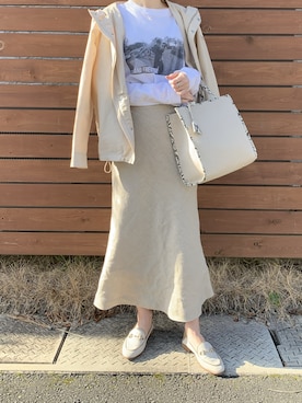 「JOURNAL STANDARD relume（ジャーナルスタンダード　レリューム）のアイテム（ブルゾン）」を使った、ukapiさん（レディース・158cm）の春コーディネート