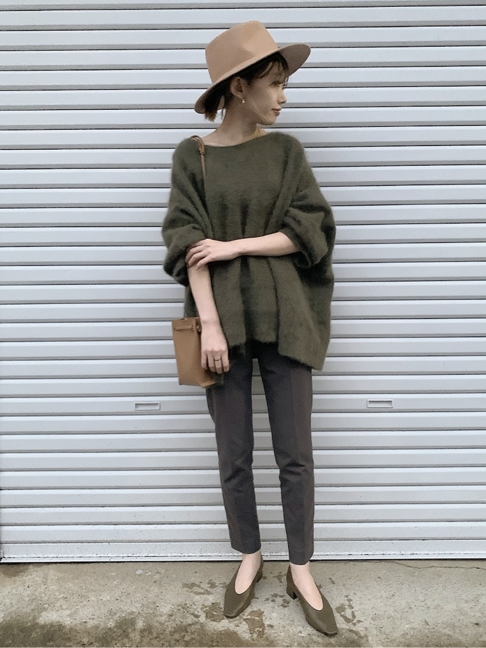 IENA メランジスティックパンツ グレー34 IENA メランジスティックパンツ グレー34