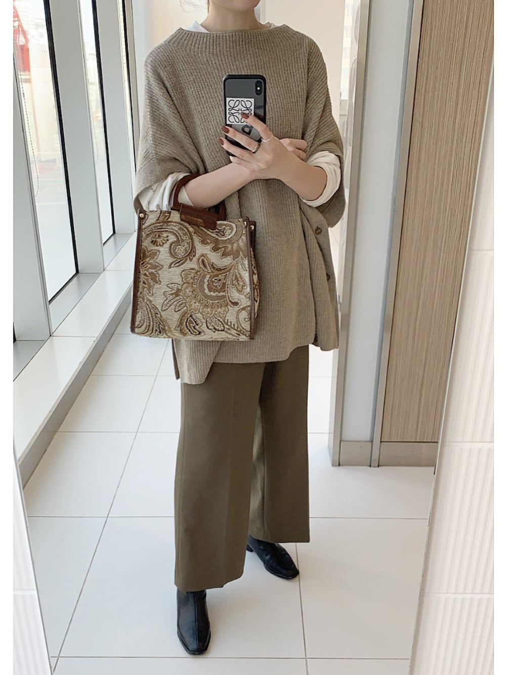 IENA（イエナ）の「カシミヤ混ウールレーヨン 2WAYベスト◇（ベスト