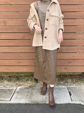 「JOURNAL STANDARD relume（ジャーナルスタンダード　レリューム）のアイテム（ワンピース/ドレス）」を使った、ukapiさん（レディース・158cm）の秋コーディネート