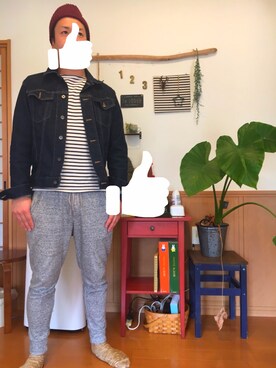 コマ銀さん（メンズ・173cm）の冬コーディネート