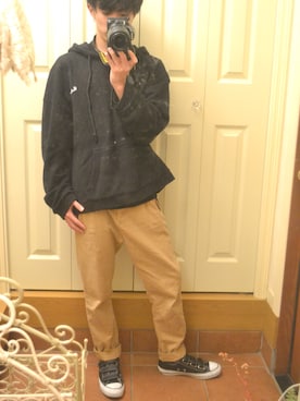 「MAISON SCOTCH（メゾンスコッチ）のアイテム」を使った、Sくんさん（メンズ・164cm）の冬コーディネート