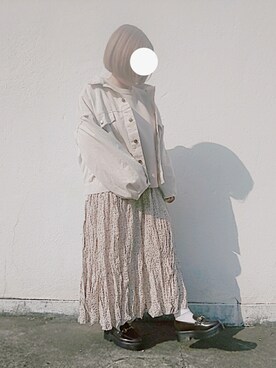 「apres jour（アプレジュール）のアイテム（ブルゾン）」を使った、aya_∗*ﾟさん（レディース・153cm）の春コーディネート