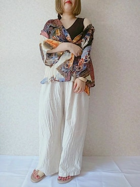 aya_∗*゚さん(レディース・153cm)の夏コーディネート