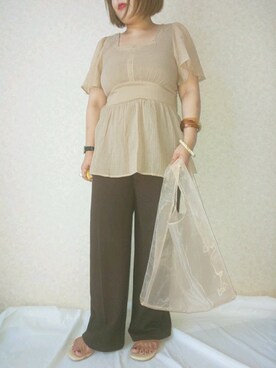 aya_∗*ﾟさん（レディース・153cm）の夏コーディネート