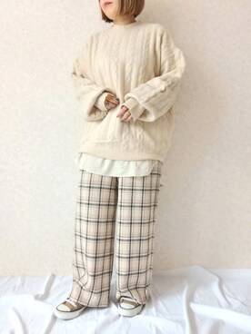 aya_∗*ﾟさん（レディース・153cm）の秋コーディネート