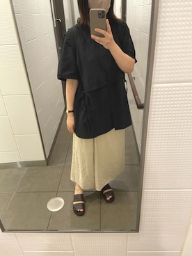 「conges payes ADIEU TRISTESSE（コンジェ ペイエ アデュートリステス）のアイテム」を使った、miiさん（レディース・158cm）の夏コーディネート