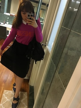 「ALBERTA FERRETTI（アルベルタフェレッティ）のアイテム（スウェット）」を使った、Jessicaさん（レディース・165cm）の夏コーディネート