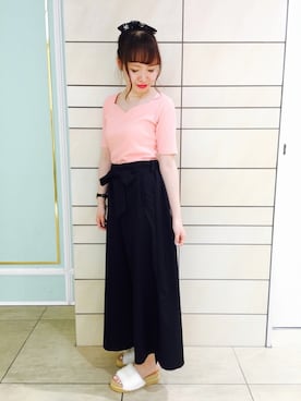 「VIS（ビス）のアイテム（財布/小物）」を使った、Yuiさん（レディース・163cm）の春コーディネート