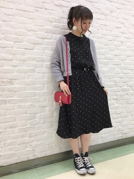 「シャギー」｜「アイテム（その他）」を使った、Yuiさん（レディース・163cm）の冬コーディネート