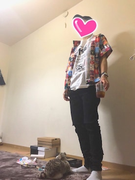 「アイテム（帽子）」を使った、優人さん（メンズ・270cm・10代）の春コーディネート