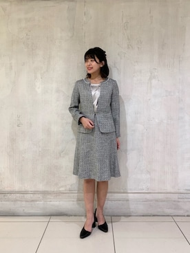 「NARACAMICIE（ナラカミーチェ）のアイテム」を使った、kmmr94さん（レディース・161cm）の冬コーディネート