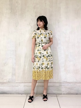 「NARACAMICIE（ナラカミーチェ）のアイテム」を使った、kmmr94さん（レディース・161cm）の春コーディネート