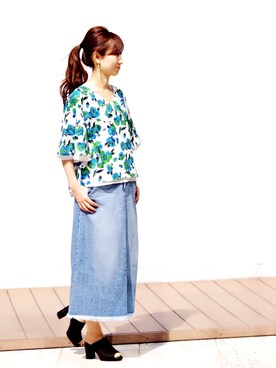 Lunettaさん（レディース・155cm）の春コーディネート