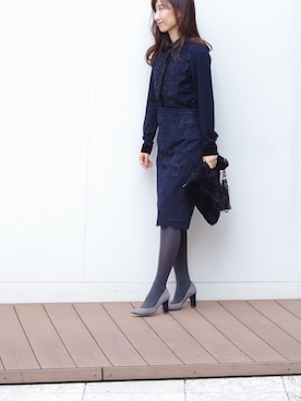 Lunettaさん（レディース・155cm）の冬コーディネート
