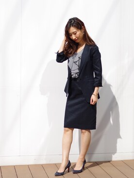 Lunettaさん（レディース・155cm）の春コーディネート