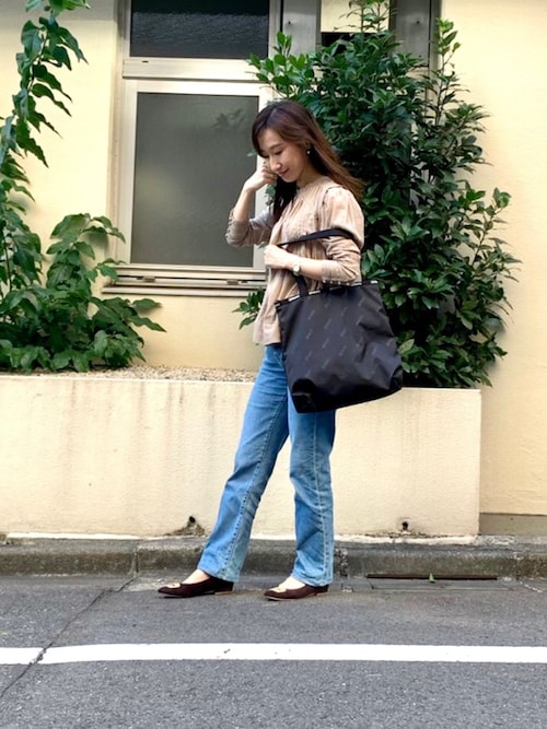 SNIDEL（スナイデル）の「フレアコットンブラウス（シャツ/ブラウス