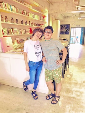 「ATM（エーティーエム）のアイテム」を使った、shi3zooさん（レディース・158cm）の冬コーディネート