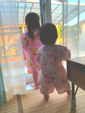 「フォロー、イイネ、お気に入り登録お願いします♡」｜「アイテム（浴衣）」を使った、cottoncandy🌨さん（レディース・147cm）の夏コーディネート