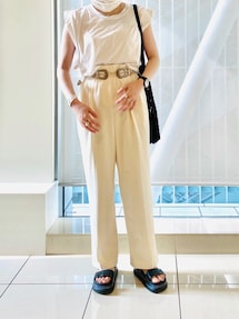 todayful tuck tapered Trousers 36 ホワイト TODAYFUL（トゥデイフル）の「TODAYFUL(トゥデイフル) 