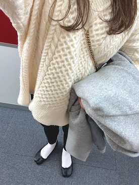 「URBAN RESEARCH ROSSO WOMEN（アーバンリサーチ　ロッソ）のアイテム（その他アウター）」を使った、takeme121さん（レディース・156cm）の冬コーディネート