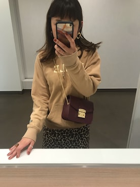 「GRL（グレイル）のアイテム（ピアス（両耳用））」を使った、ぺこさん（レディース・156cm）の秋コーディネート