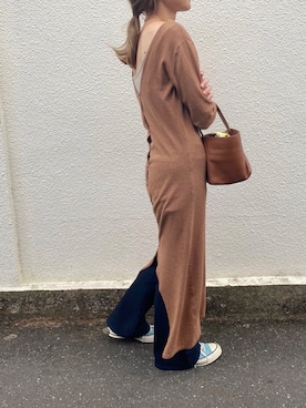 ぺこさん（レディース・156cm）の秋コーディネート