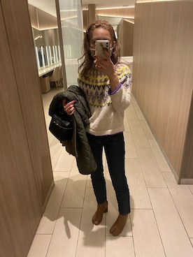 「THE SHINZONE（ザ　シンゾーン）のアイテム（ジャケット/アウター）」を使った、ぺこさん（レディース・156cm）の冬コーディネート